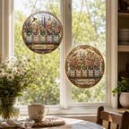 Personalized Grandma’s Garden Stained Glass Suncatcher – product photo 5