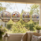 Personalized Grandma’s Garden Stained Glass Suncatcher – product photo 8