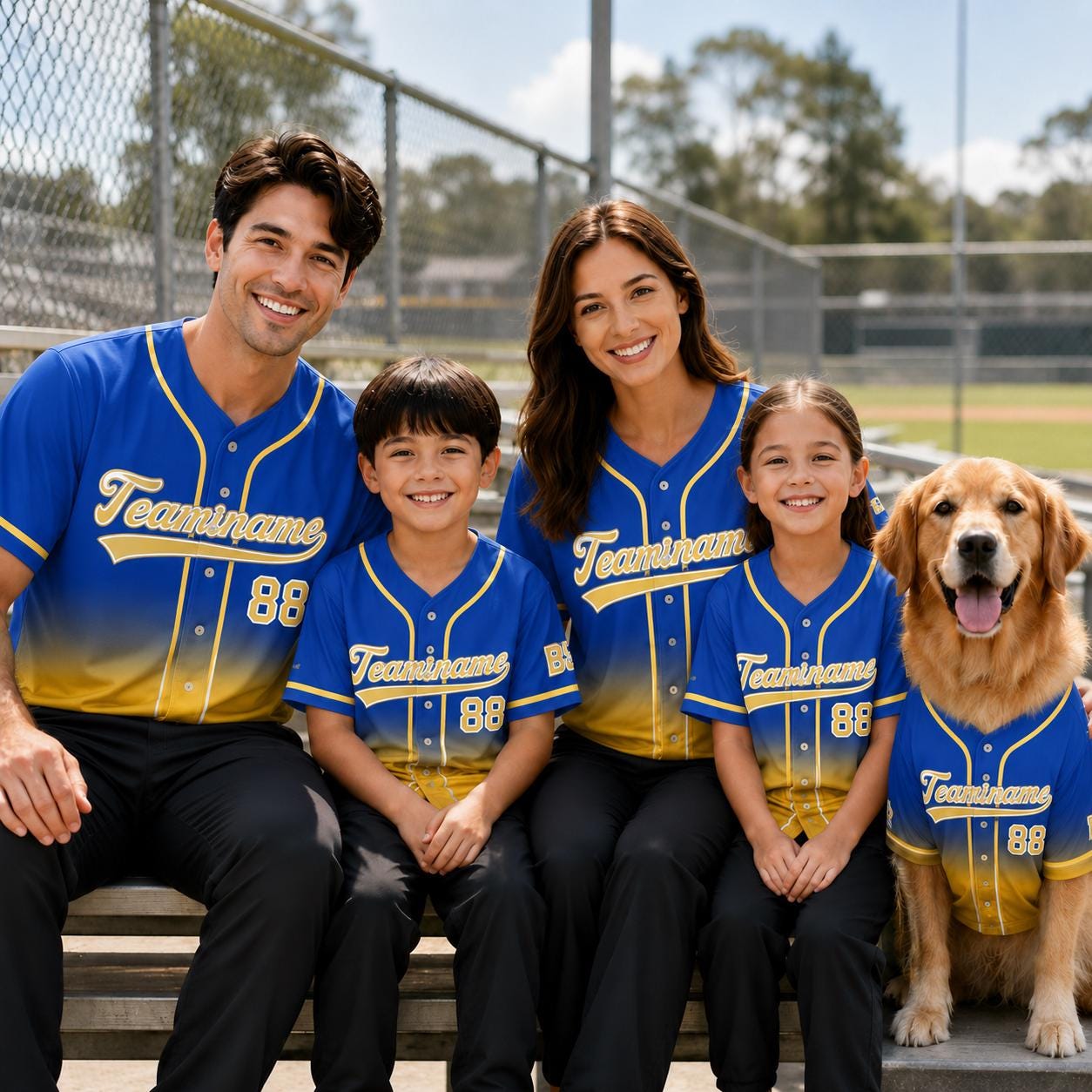 Custom Baseball Jersey, Personalized Team Name, Family Game Day Shirt, Sports Outfit - product image 6