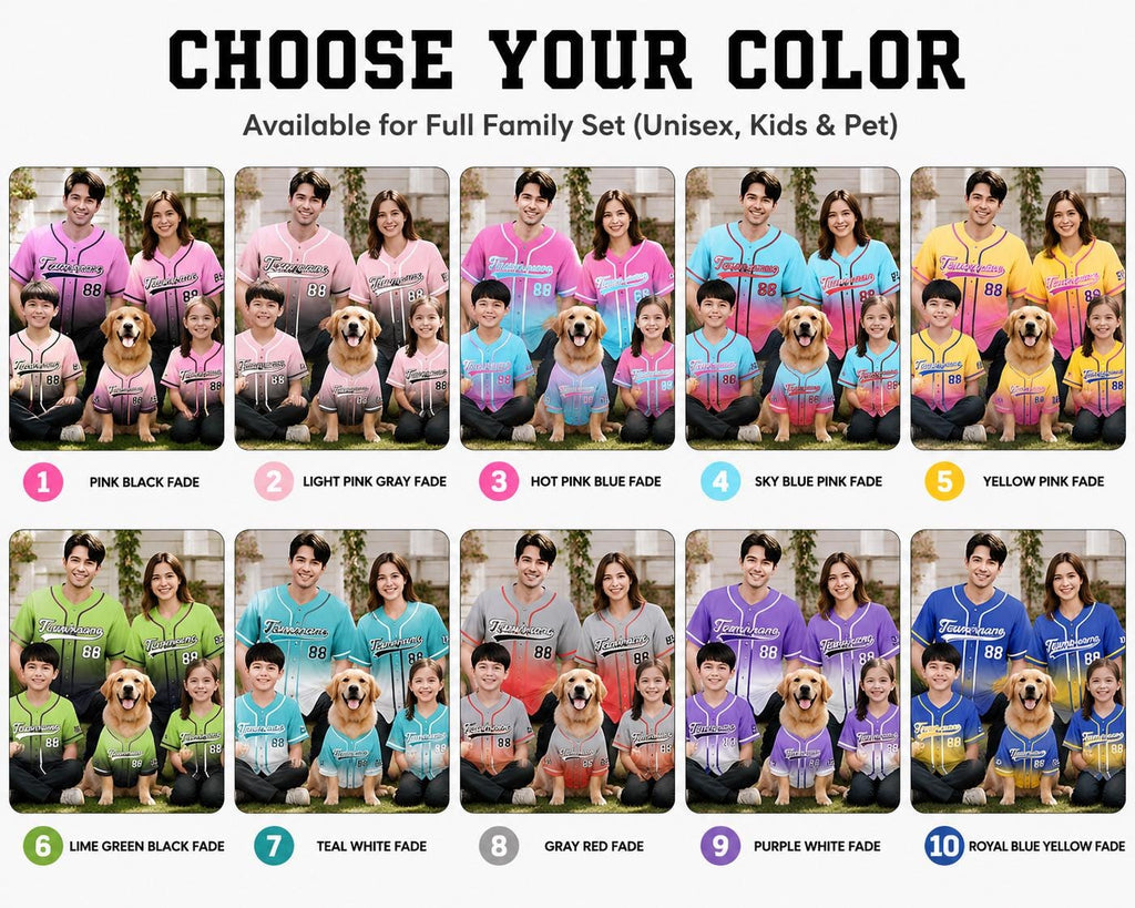 Custom Baseball Jersey, Personalized Team Name, Family Game Day Shirt, Sports Outfit - product image 2
