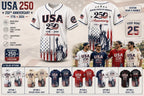 USA 250th Anniversary Baseball Jersey – product photo 2