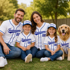 Custom Baseball Jersey, Personalized Team Name Shirt, Family Game Day Outfit – product photo 9