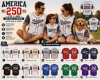 Customizable America Baseball Jersey – product photo 2