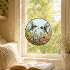 Hummingbird Stained Glass Suncatcher – main product view