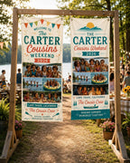 Cousins Weekend Banner, Personalized Photo Family Reunion Sign – product photo 5