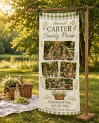 Family Picnic Banner, Personalized Photo Family Reunion Sign – product photo 4