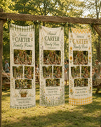 Family Picnic Banner, Personalized Photo Family Reunion Sign – product photo 9