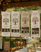 Family Roots Banner, Personalized Family Tree Photo Banner – product photo 5