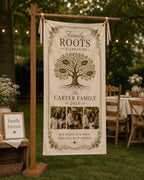 Family Roots Banner, Personalized Family Tree Photo Banner – product photo 7