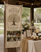 Family Roots Banner, Personalized Family Tree Photo Banner – product photo 6