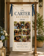 Family Reunion Banner, Personalized Photo Family Sign – product photo 9