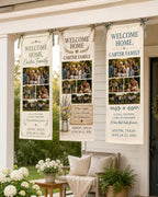 Welcome Home Family Banner, Personalized Photo Family Reunion Sign – product photo 5