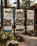 Family Weekend Banner, Personalized Photo Lake Trip Sign – product photo 4