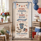 Patriotic Baby Shower Banner – product photo 4