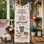 Patriotic Baby Shower Banner – product photo 6