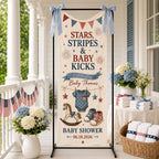 Patriotic Baby Shower Banner – product photo 9