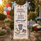 Patriotic Baby Shower Banner – product photo 10