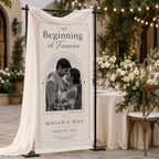Personalized Wedding Photo Fabric Banner – product photo 5