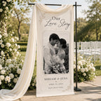 Personalized Wedding Photo Fabric Banner – product photo 7