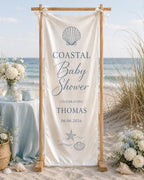 Coastal Baby Shower Fabric Banner – product photo 8