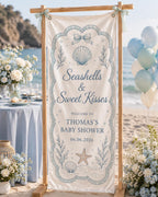 Coastal Baby Shower Fabric Banner – product photo 7