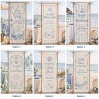 Coastal Baby Shower Fabric Banner – product photo 2