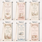 Bridal Tea Party Fabric Banner – product photo 2