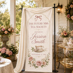 Bridal Tea Party Fabric Banner – product photo 10