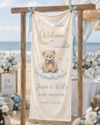 Teddy Bear Baby Shower Fabric Banner – product photo 10