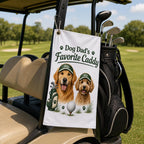 Custom Dog Dad Golf Towel, Personalized Pet Portrait Golf Bag Towel – product photo 8