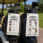 Grandpa’s Little Golf Crew Towel, Personalized Grandkids Golf Towel – product photo 10