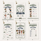 Grandpa’s Little Golf Crew Towel, Personalized Grandkids Golf Towel – product photo 2