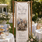 Book Theme Bridal Shower Fabric Banner – product photo 5