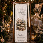 Book Theme Bridal Shower Fabric Banner – product photo 10