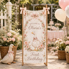 Silly Goose First Birthday Banner – product photo 4