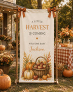 Personalized Garden Baby Shower Fabric Banner – product photo 10