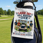 Custom Labor Day Golf Towel, Personalized Golf Weekend Crew Towel – product photo 7