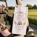 Golf Mom Social Club Towel, Personalized Pink Golf Towel, Custom Golf Gift For Mom – product photo 9