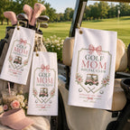 Golf Mom Social Club Towel, Personalized Pink Golf Towel, Custom Golf Gift For Mom – product photo 10