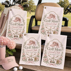 Golf Mom Social Club Towel, Personalized Pink Golf Towel, Custom Women Golfer Gift – product photo 7
