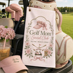 Golf Mom Social Club Towel, Personalized Pink Golf Towel, Custom Women Golfer Gift – product photo 10