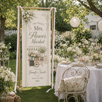 Personalized Flower Market Bridal Shower Banner – product photo 6