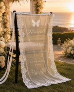 Reserved Memorial Chair Lace Banner – main product view