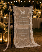 Reserved Memorial Chair Lace Banner – product photo 10