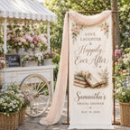 Personalized Bridal Shower Fabric Banner – main product view