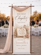 Personalized Bridal Shower Fabric Banner – product photo 10