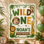 Personalized Rookie of the Year First Birthday Banner – product photo 2