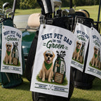 Custom Pet Photo Golf Towel, Best Pet Dad On The Green – product photo 10