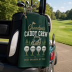 Custom Golf Towel: Grandpa's Caddy Crew – product photo 6