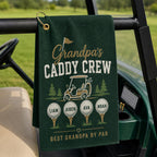 Custom Golf Towel: Grandpa's Caddy Crew – product photo 8
